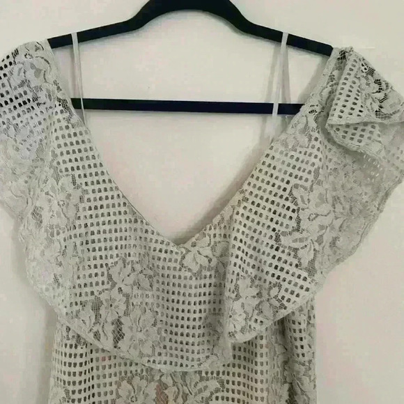 NWT WAYF Luxia Off Shoulder Lace Dress - Picture 4 of 8